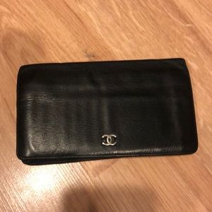 Chanel fold over wallet